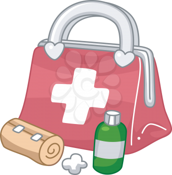Illustration of a First Aid Kit