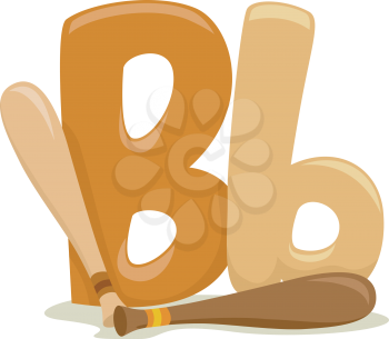 Illustration Featuring the Letter B
