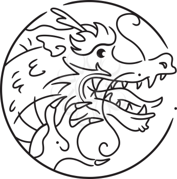 Illustration Symbolizing the Year of the Dragon