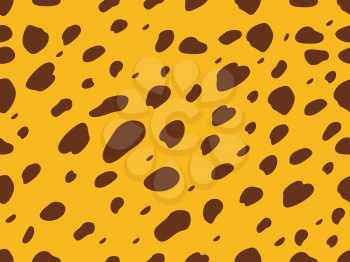 Royalty Free Clipart Image of a Cheetah Animal Print