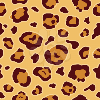 Royalty Free Clipart Image of a Leopard Print
