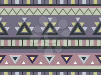 Royalty Free Clipart Image of an Aztec Print