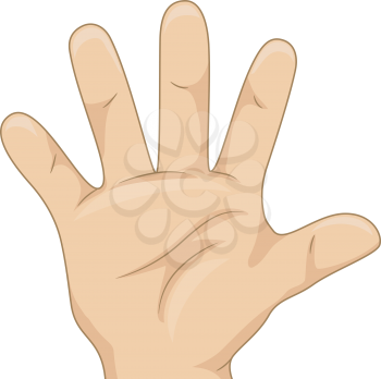 Royalty Free Clipart Image of a Hand