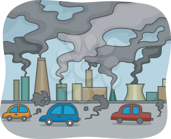 Illustration of Air Pollution