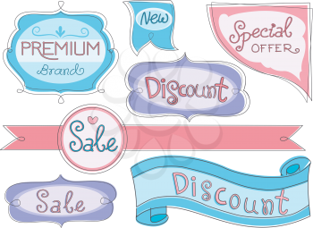 Illustration of Store Product Labels