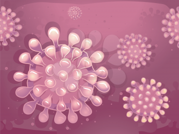Illustration Featuring a Coronavirus