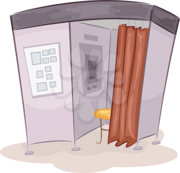 Illustration of a Photo Booth 