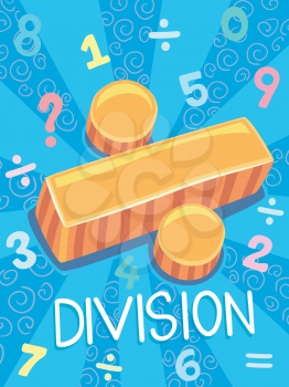 Illustration Featuring the Division Symbol