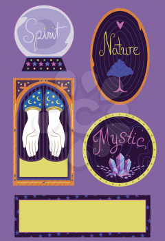 Illustration Featuring Gypsy Related Elements