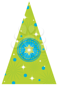 Royalty Free Clipart Image of a Christmas Tree
