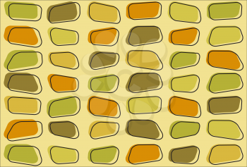 Royalty Free Clipart Image of a Stepping Stone Background