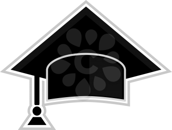 Royalty Free Clipart Image of a Graduating Class Cap