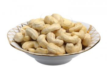 Royalty Free Photo of Cashews in a Bowl