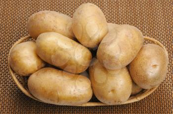 Royalty Free Photo of Potatoes in a Bowl