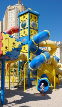 Royalty Free Photo of a Playground in Beer-Sheva, Israel