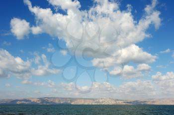 Royalty Free Photo of the Sea of Galilee