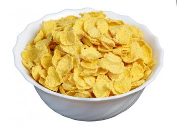 Royalty Free Photo of Cornflakes in a Bowl