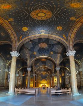 Royalty Free Photo of the Interior of the Church of All Nations