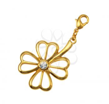 Royalty Free Photo of a Flower Pendant