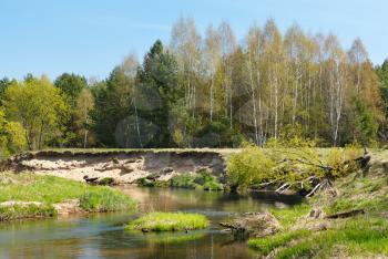 Royalty Free Photo of a River and Forest