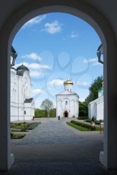 Royalty Free Photo of the Holy Transfiguration Church of the Saviour and St. Evphrosinija Nunnery, Polotsk, Belarus
