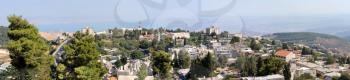 The town of Safed in northern Israel in the morning.