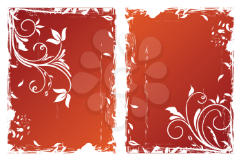 Royalty Free Clipart Image of a Grunge Autumn Background