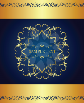 Royalty Free Clipart Image of a Luxurious Background