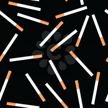 Royalty Free Clipart Image of a Cigarette Background