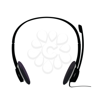 Royalty Free Clipart Image of a Headset