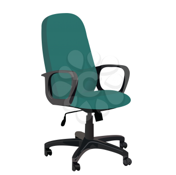 Royalty Free Clipart Image of an Office Chair
