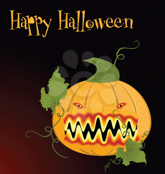 Royalty Free Clipart Image of a Halloween Illustration