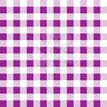 Royalty Free Clipart Image of a Purple Tablecloth 