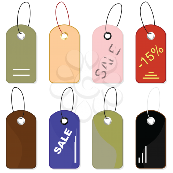 Royalty Free Clipart Image of Sale Tickets