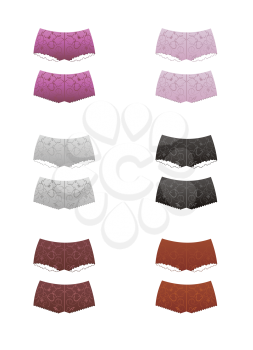 Royalty Free Clipart Image of a Set of Shorts