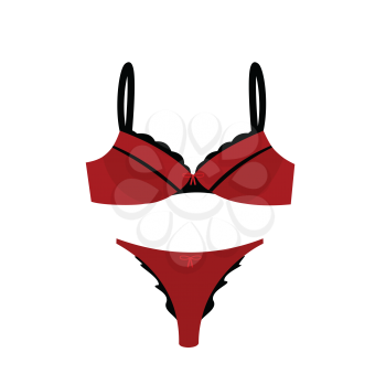 Royalty Free Clipart Image of Sexy Lingerie 