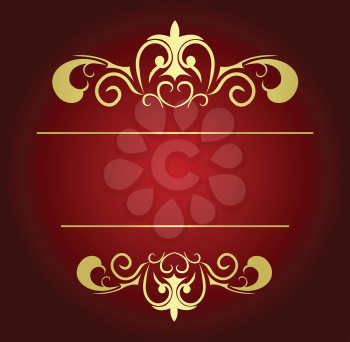 Royalty Free Clipart Image of a Luxury Background