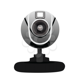 Royalty Free Clipart Image of a Webcam