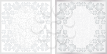 Royalty Free Clipart Image of a Luxury Wedding Invite Template