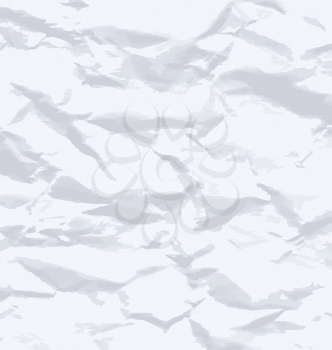 Illustration grunge crumpled paper texture - vector