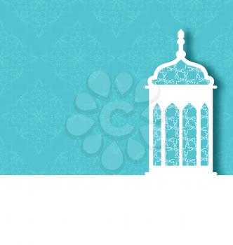 Illustration Arabic ornamental lamp for Ramadan Kareem - vector