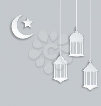 Illustration Arabic background for Ramadan Kareem - vector
