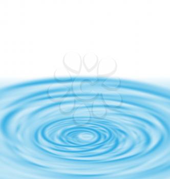 Water Twirl Funnel Blue Abstract Background - vector