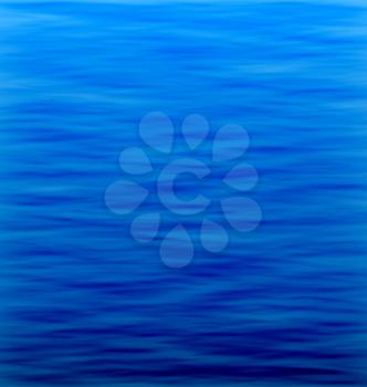 Illustration Abstract Underwater Background. Water Waves Effects. Blue Underworld. Ocean or Sea Surface - Vector