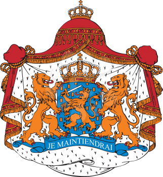 vectorial image of coat of arms of Netherlands