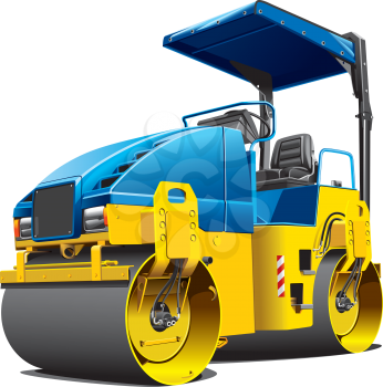 Detailed vectorial image of double roller, isolated on white background. File contains gradients. No strokes and blends.