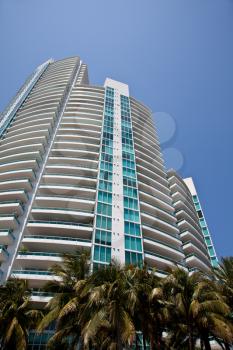 Royalty Free Photo of High Rise Apartments in Miami