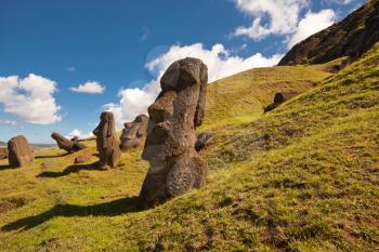 Royalty Free Photo of Easter Island Statues