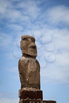 Royalty Free Photo of an Easter Island Statue