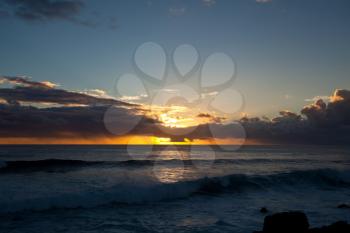 Royalty Free Photo of a Pacific Sunset